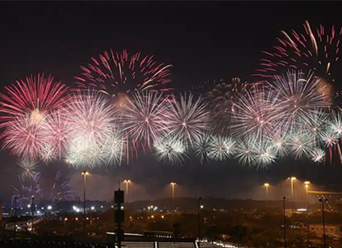 兴海县焰火晚会